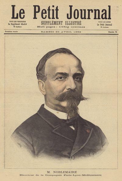 Gustave Noblemaire, französischer Ingenieur von French School